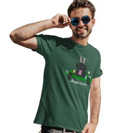 Animal Pride - Rabbit Hole Black Labrador  - Adult Unisex T-Shirt