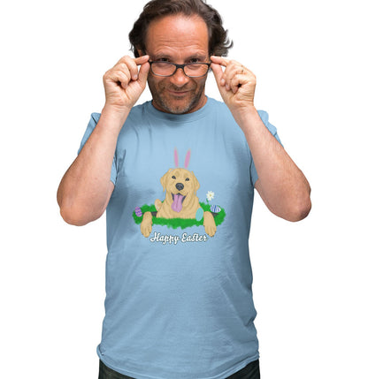 Rabbit Hole Yellow Labrador - Adult Unisex T-Shirt