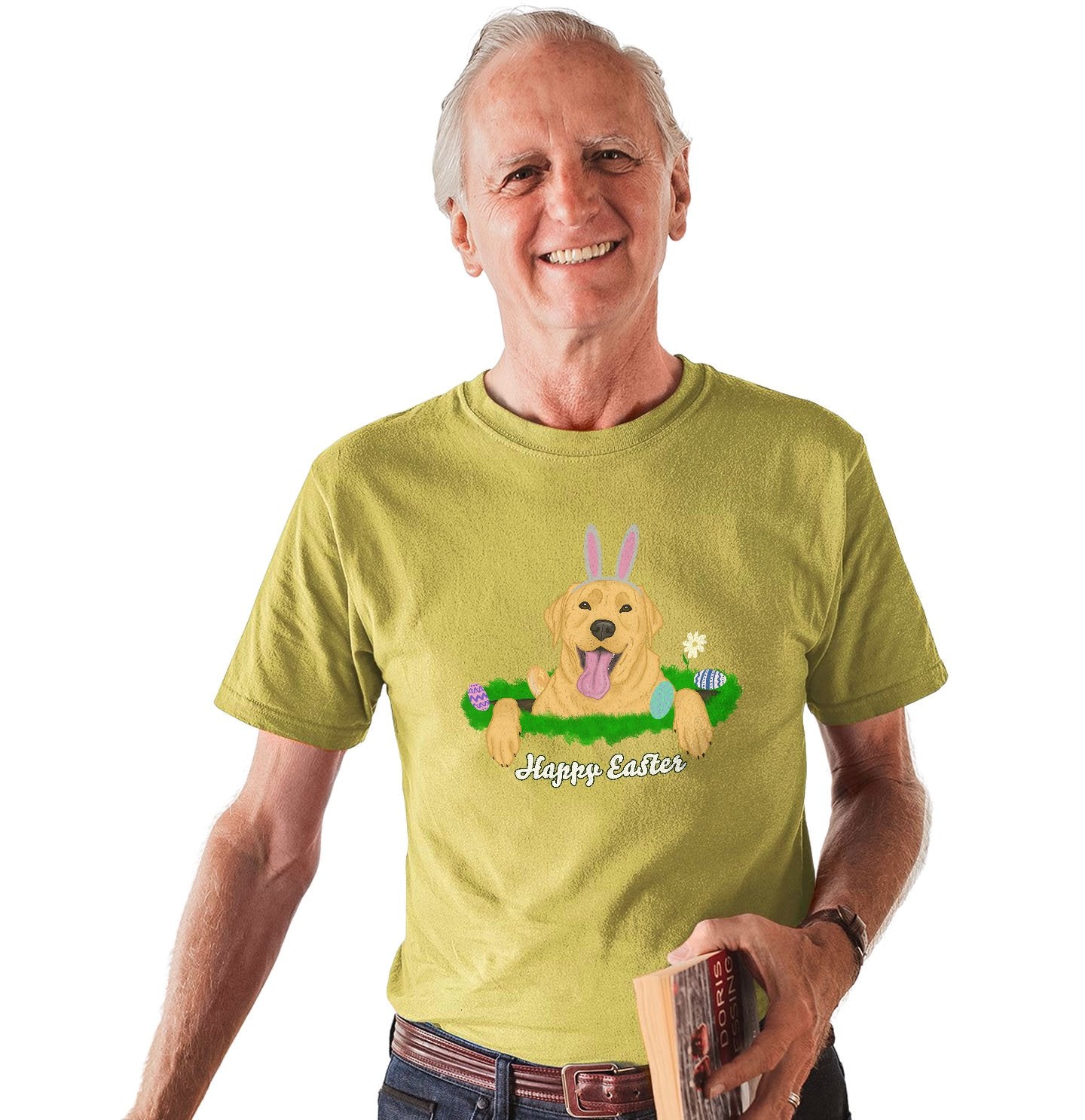 Animal Pride - Rabbit Hole Yellow Labrador  - Adult Unisex T-Shirt