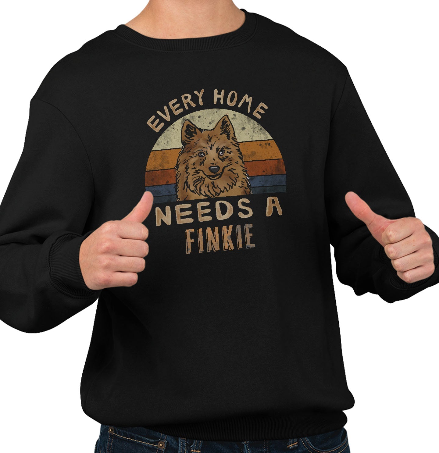 Every Home Needs a Finnish Spitz - Adult Unisex Crewneck Sweatshirt
