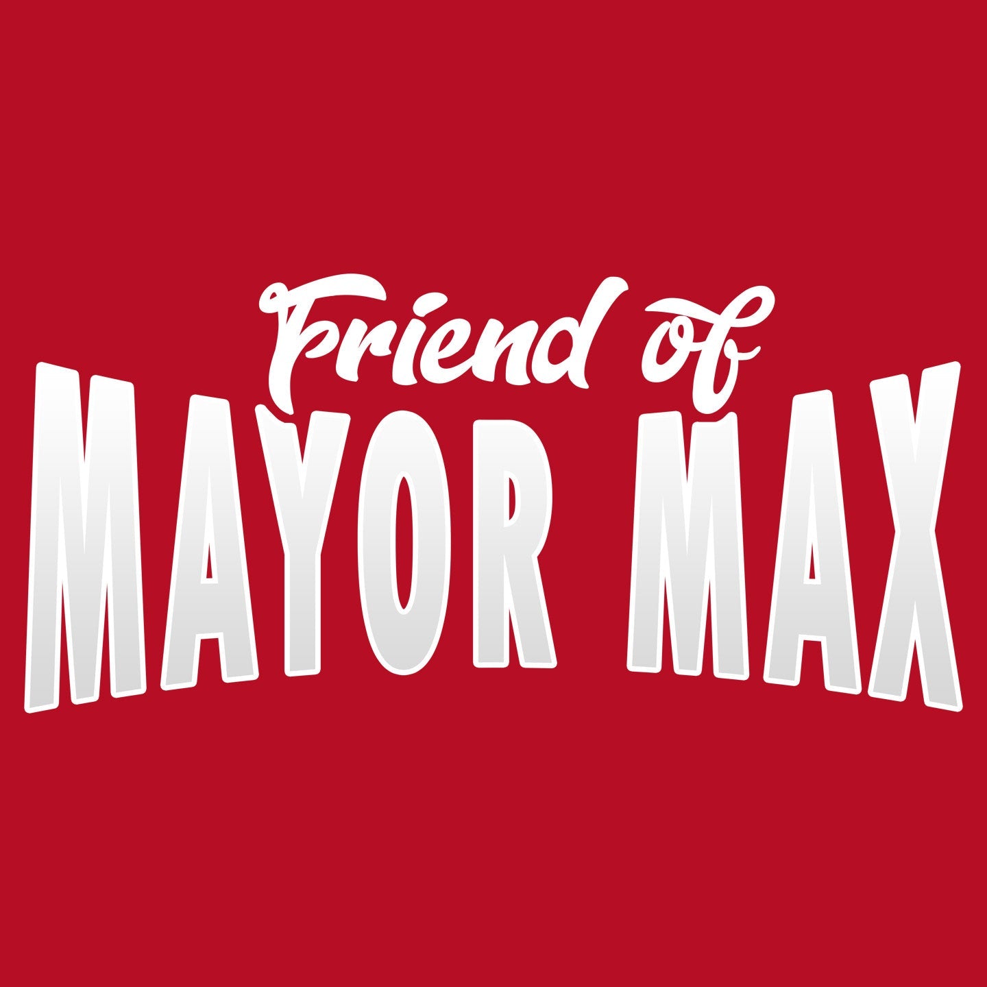 Friend of Mayor Max - Women's V-Neck T-Shirt