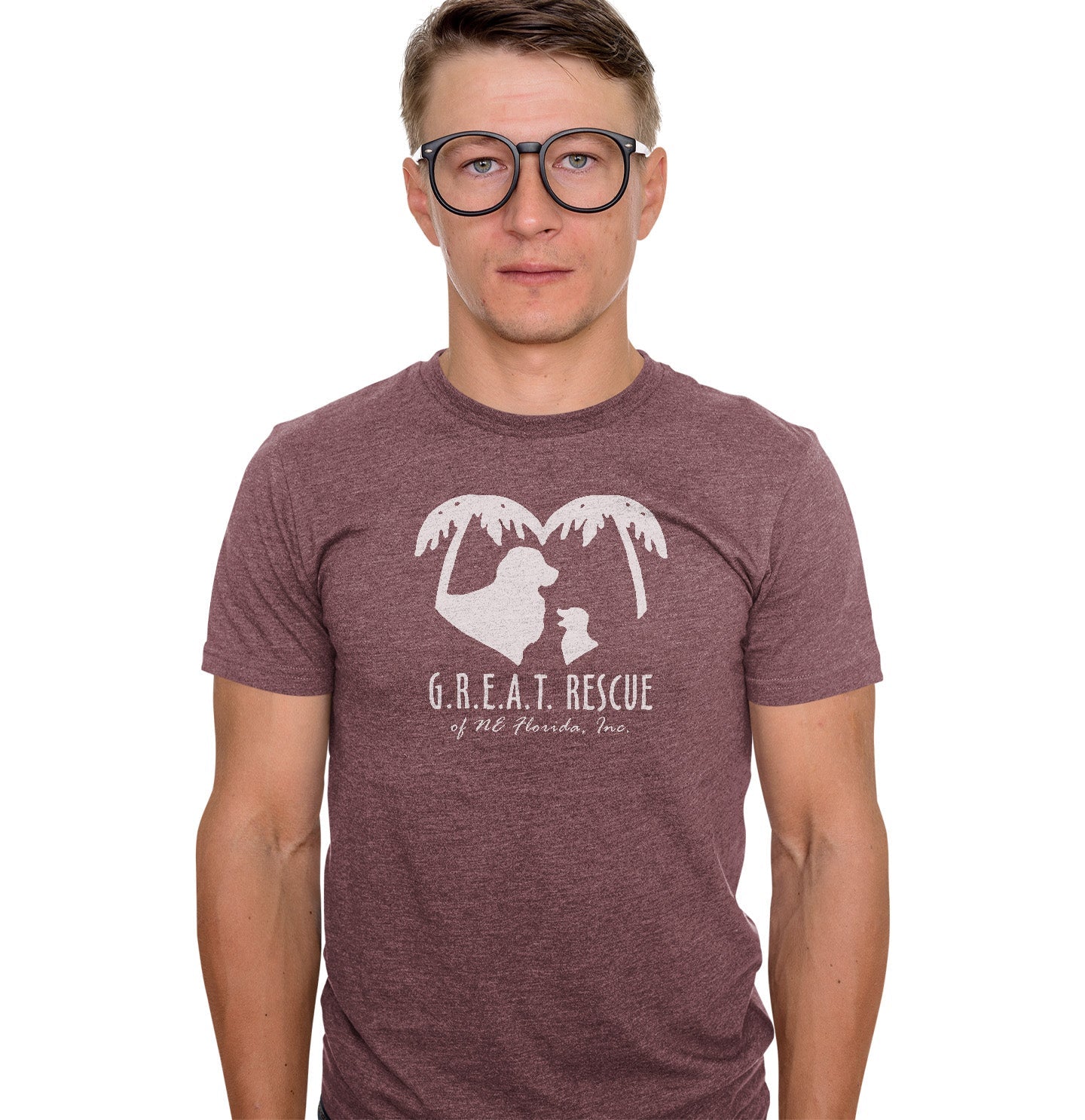 G.R.E.A.T. Rescue Logo - Adult Tri-Blend T-Shirt