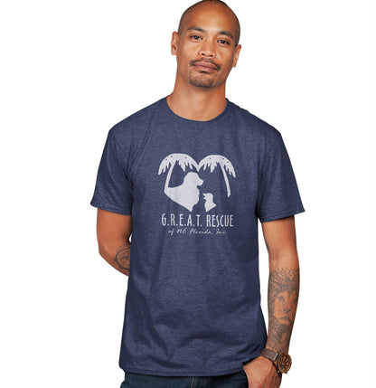 G.R.E.A.T. Rescue Logo - Adult Tri-Blend T-Shirt