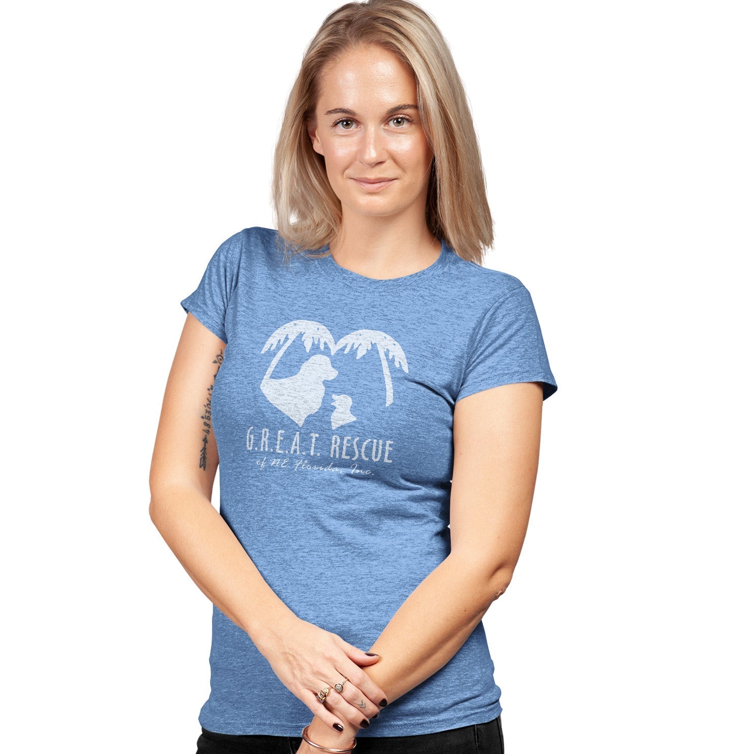 G.R.E.A.T. Rescue Logo - Women's Tri-Blend T-Shirt