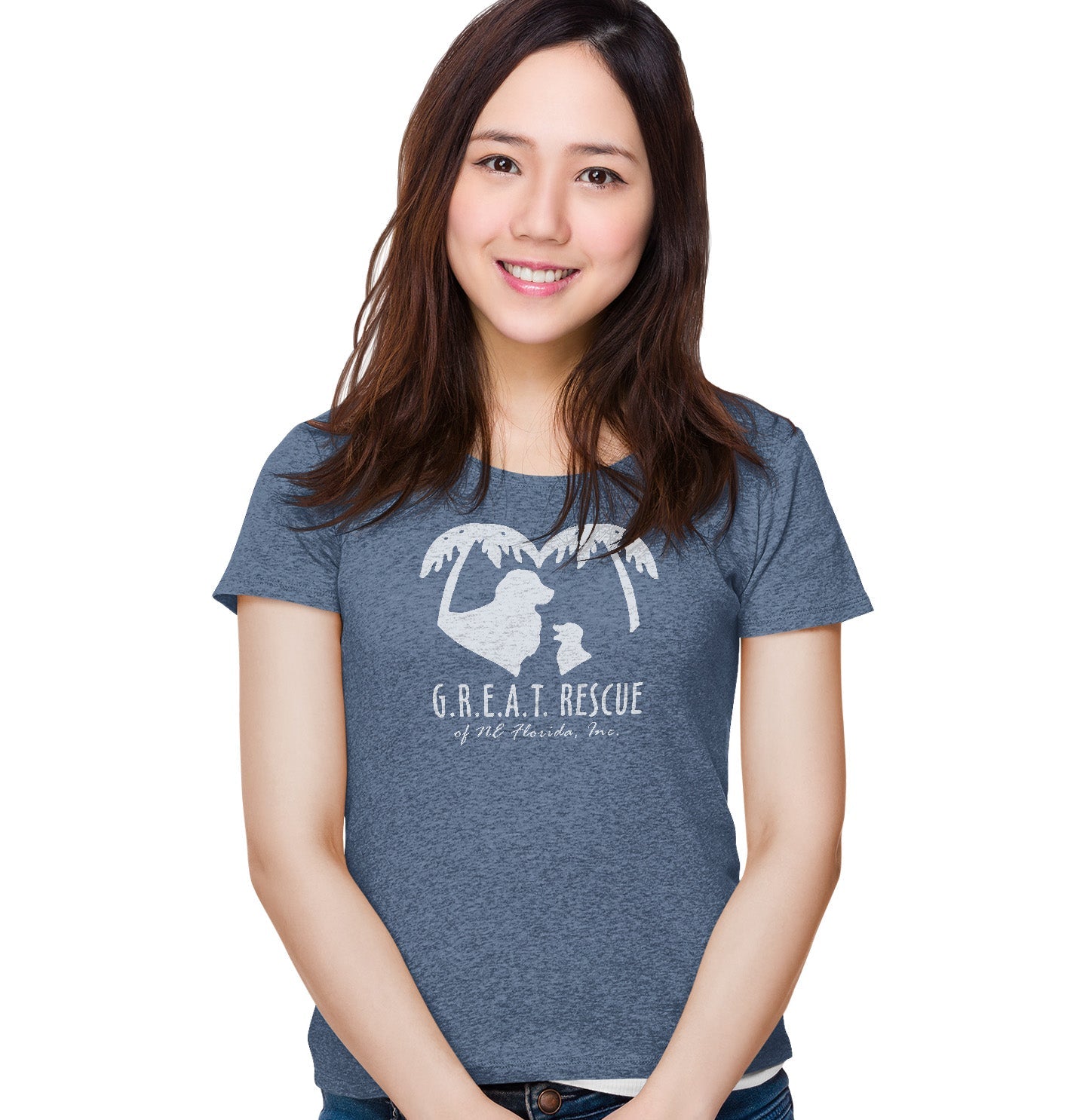 G.R.E.A.T. Rescue Logo - Women's Tri-Blend T-Shirt