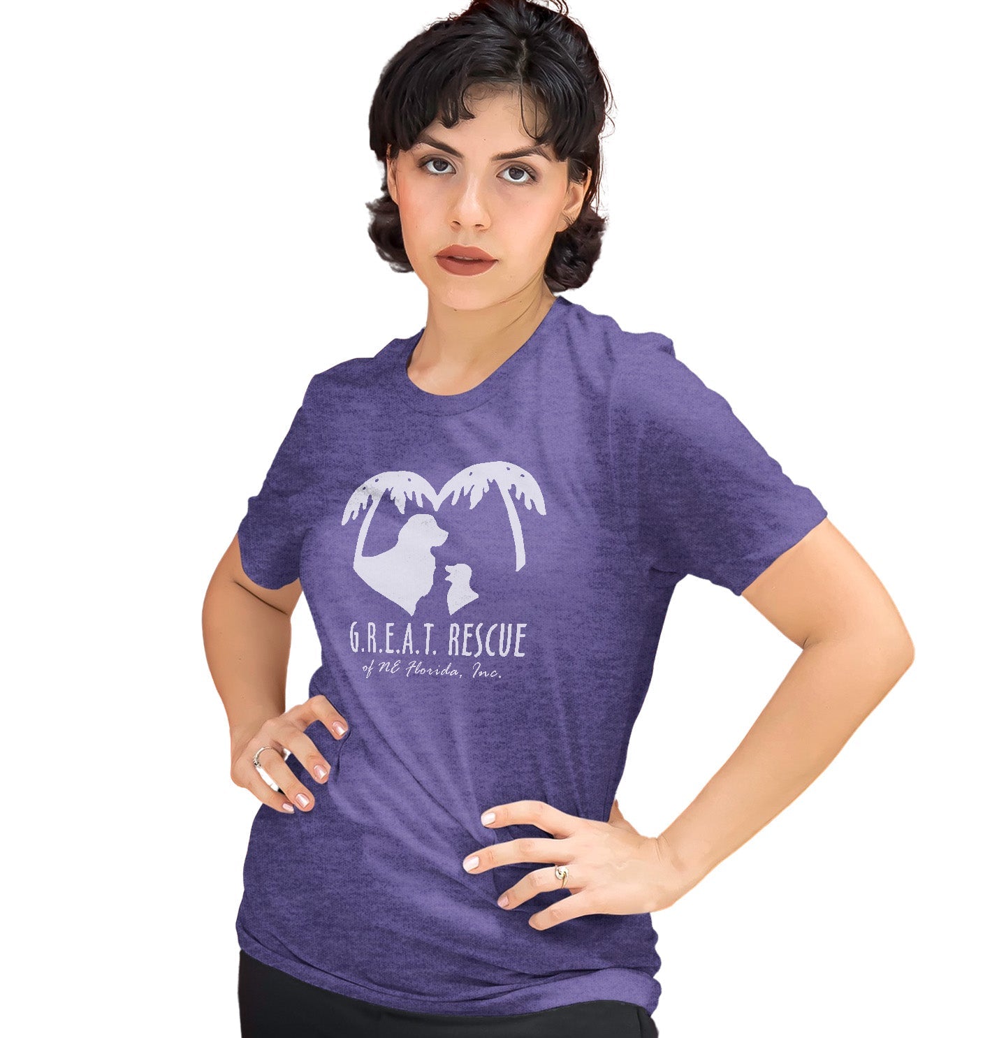 G.R.E.A.T. Rescue Logo - Women's Tri-Blend T-Shirt