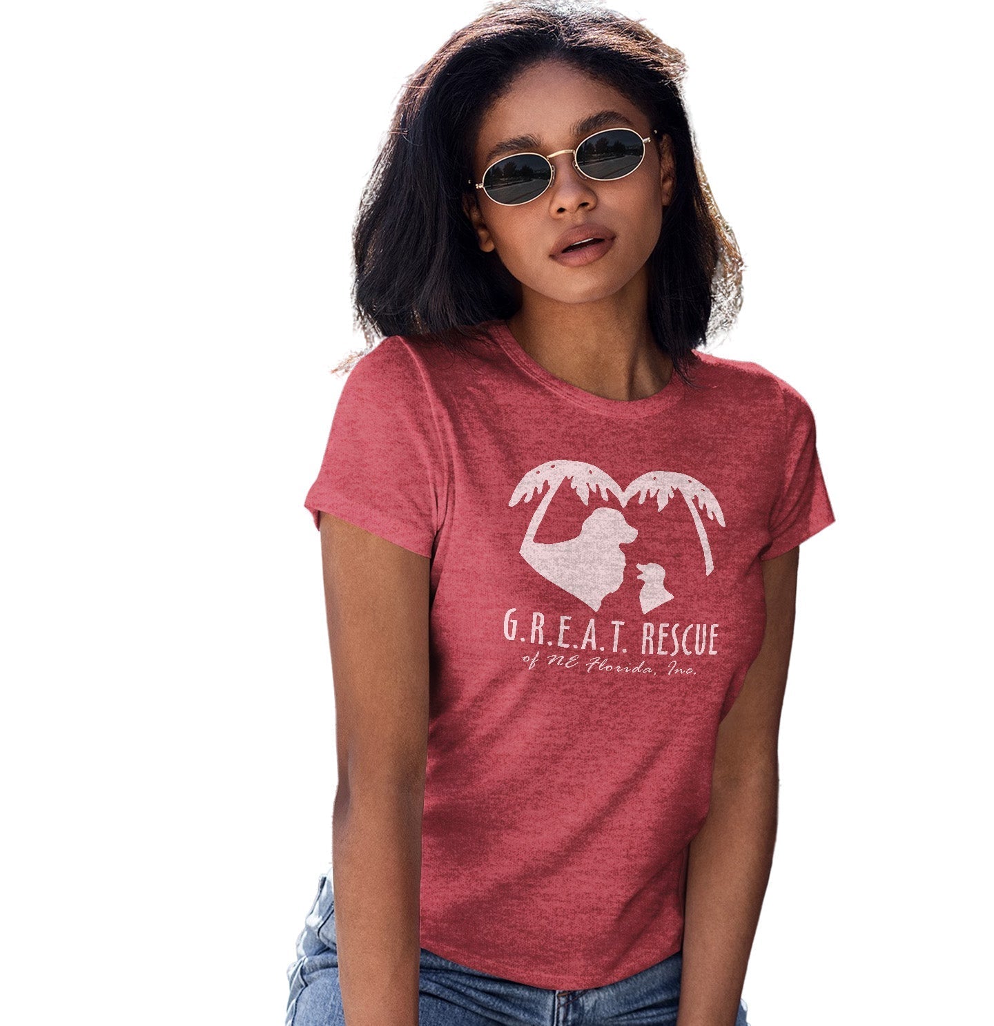 G.R.E.A.T. Rescue Logo - Women's Tri-Blend T-Shirt