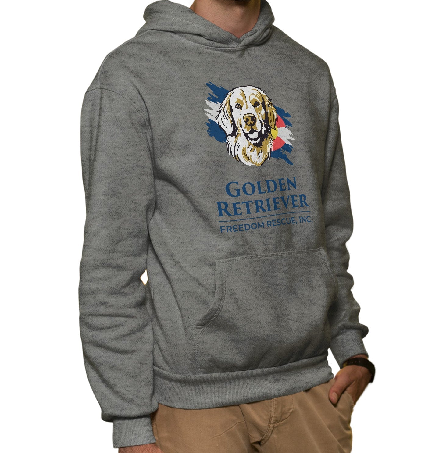 GRFR Main Logo Full Front - Adult Unisex Hoodie Sweatshirt