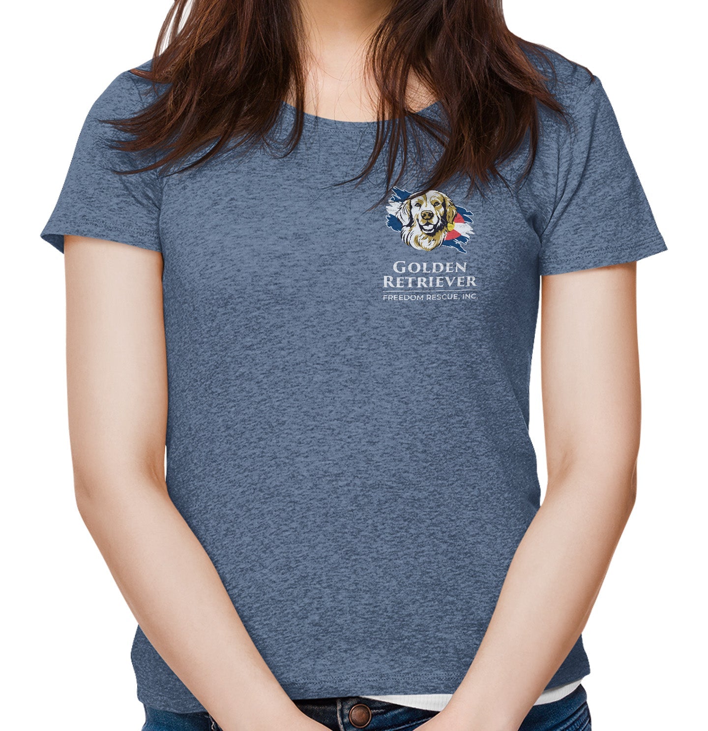 GRFR Main Logo Left Chest - Women's Tri-Blend T-Shirt