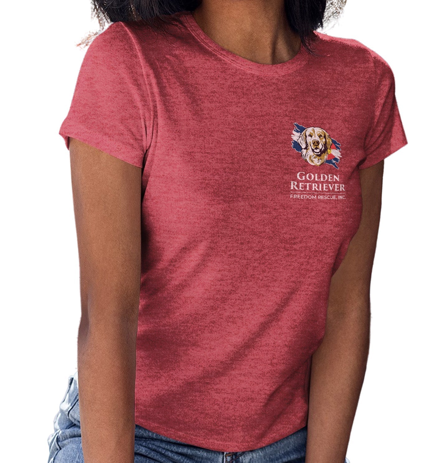 GRFR Main Logo Left Chest - Women's Tri-Blend T-Shirt