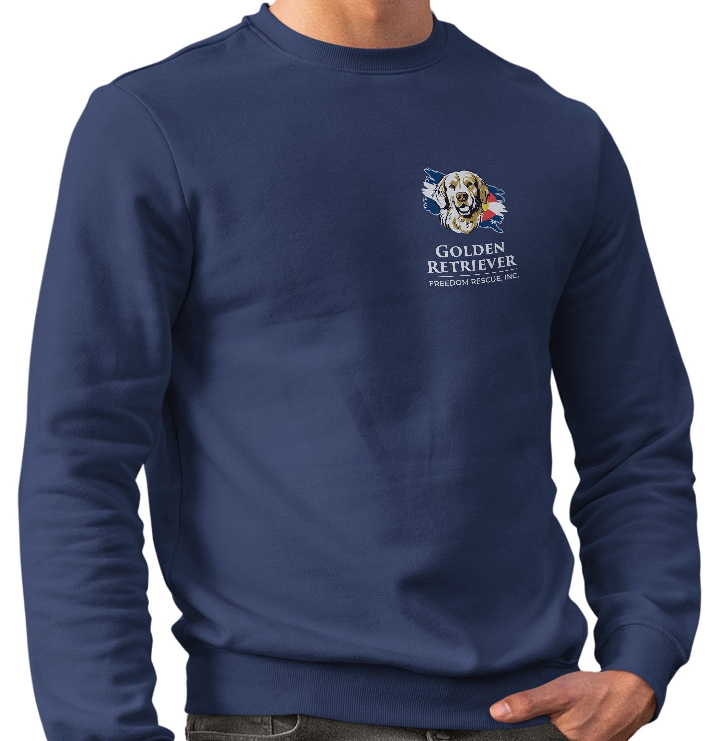 GRFR Main Logo Left Chest - Adult Unisex Crewneck Sweatshirt