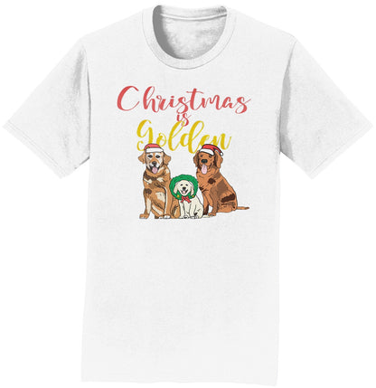 GRRMF Christmas Is Golden - Adult Unisex T-Shirt