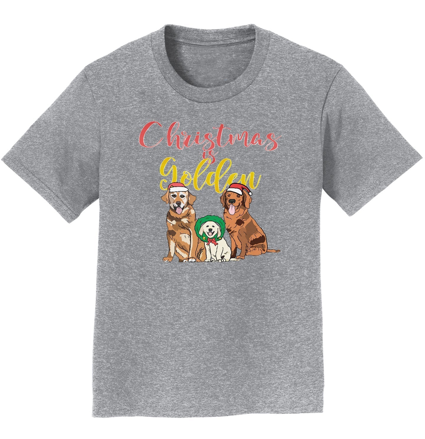 GRRMF Christmas Is Golden - Kids' Unisex T-Shirt