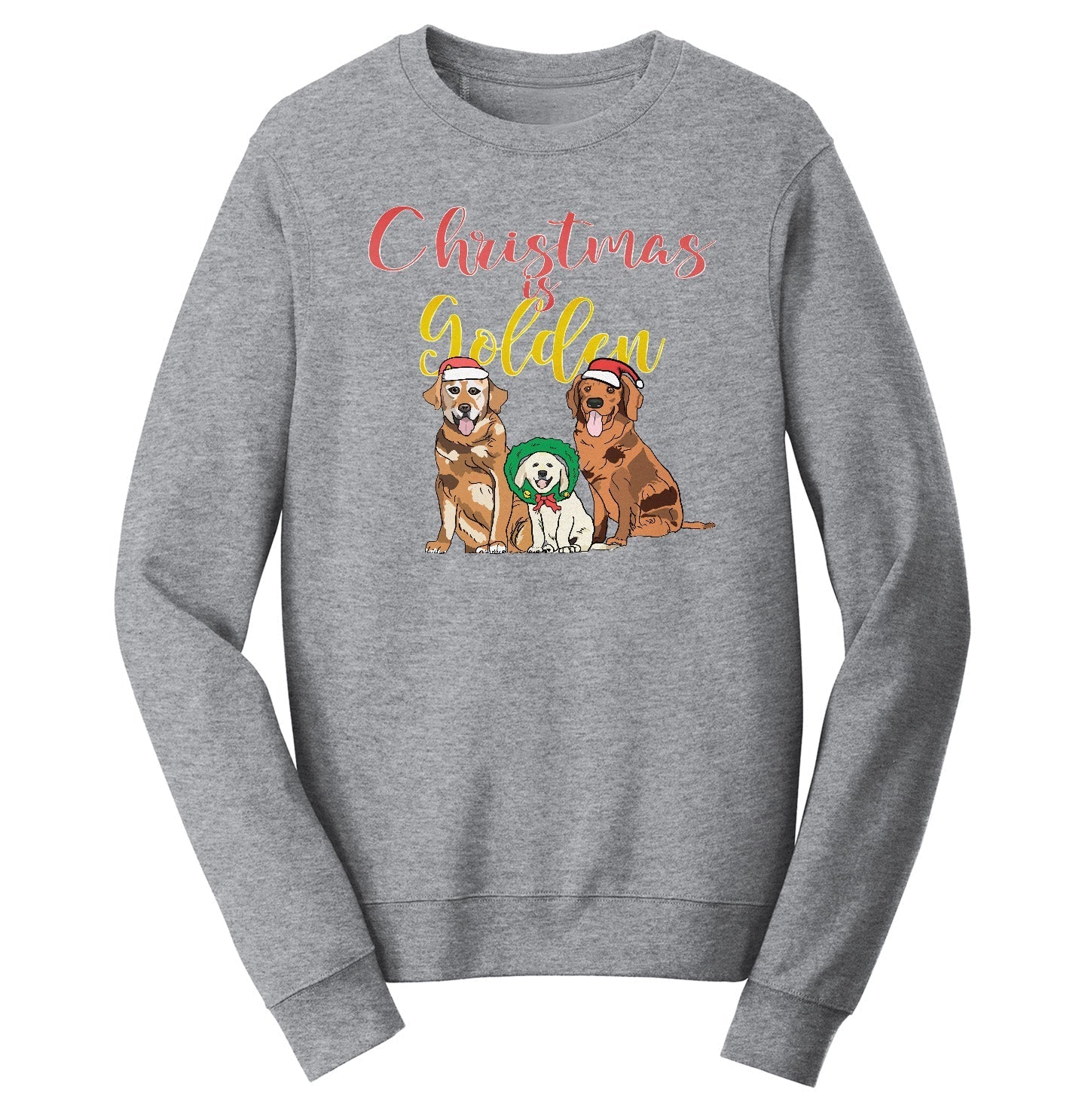 GRRMF Christmas Is Golden - Adult Unisex Crewneck Sweatshirt