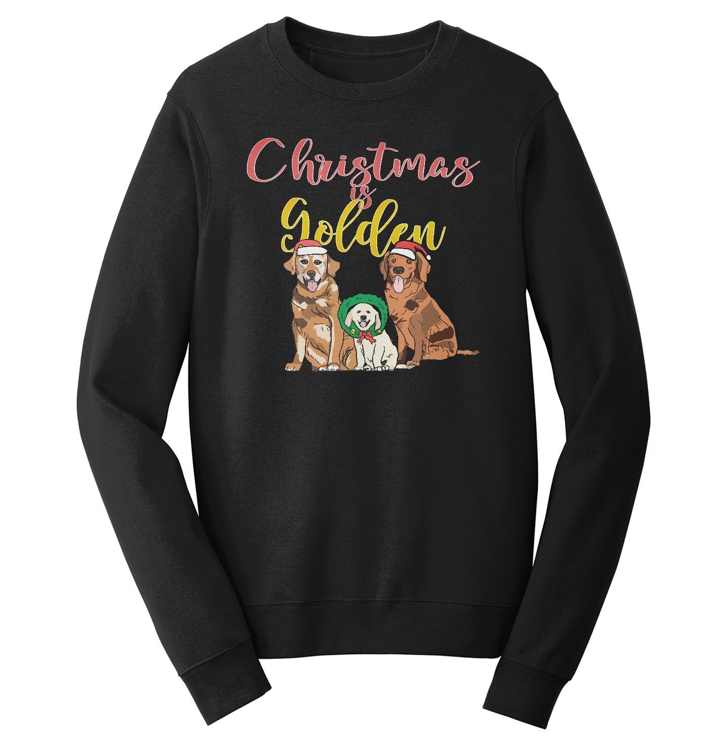 GRRMF Christmas Is Golden - Adult Unisex Crewneck Sweatshirt