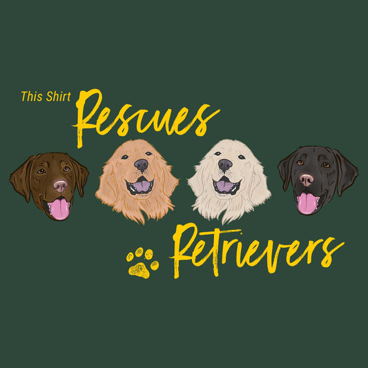 This Shirt Rescues Retrievers - Adult Unisex T-Shirt