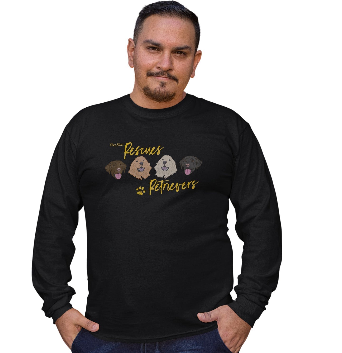 This Shirt Rescues Retrievers - Adult Unisex Long Sleeve T-Shirt