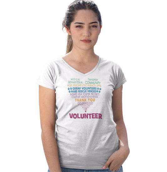GRRMF Volunteer - Women's V-Neck T-Shirt