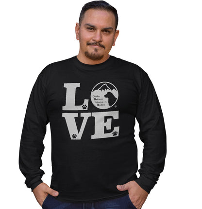 GRRR Big Love Logo - Adult Unisex Long Sleeve T-Shirt