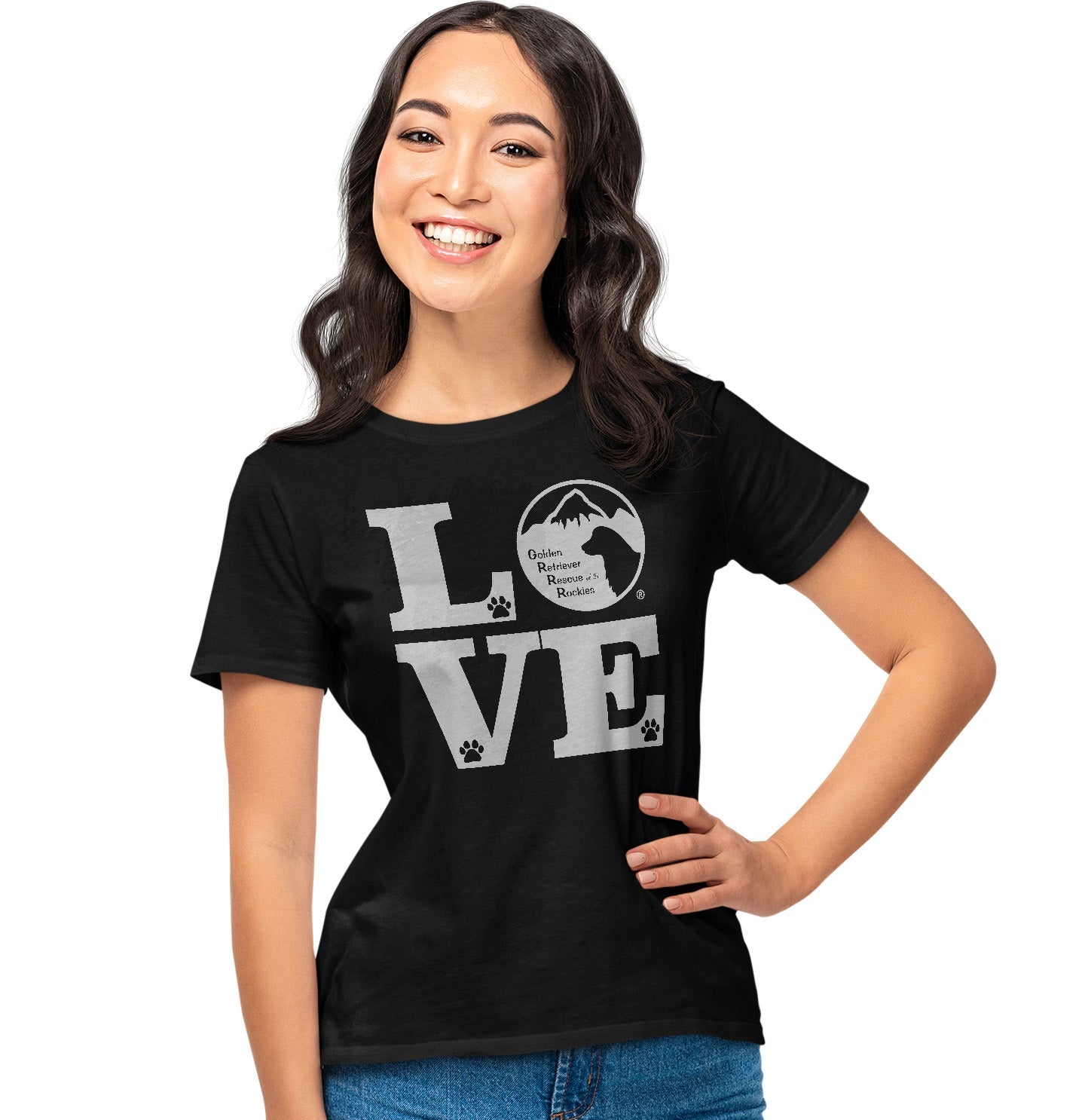 GRRR Big Love Logo - Women's Tri-Blend T-Shirt