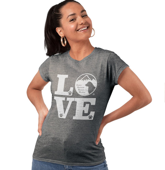 GRRR Big Love Logo - Women's Tri-Blend T-Shirt