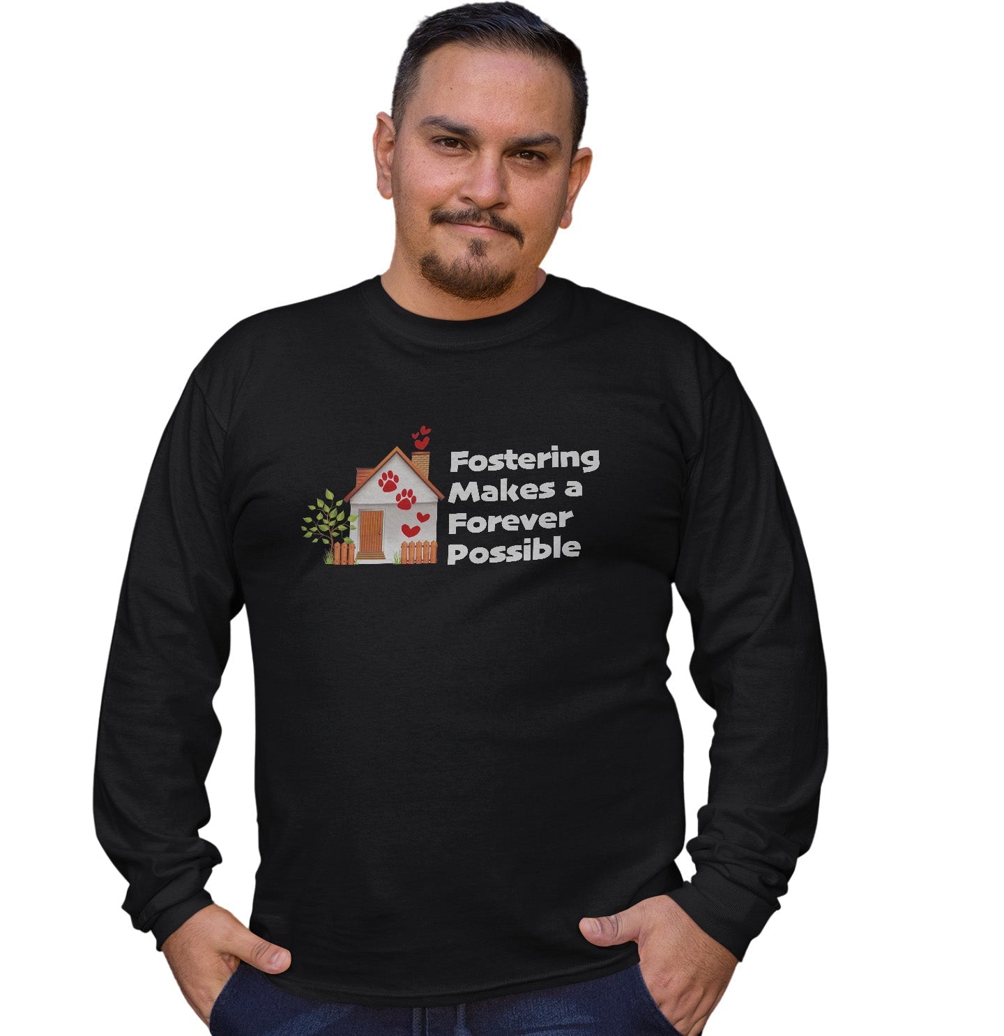 GRR Mid Florida Foster Makes Forever - Adult Unisex Long Sleeve T-Shirt