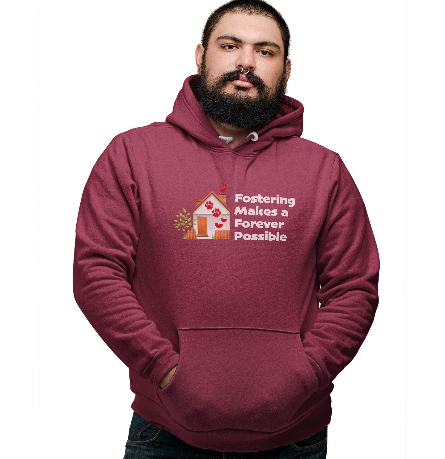 GRR Mid Florida Foster Makes Forever - Adult Unisex Hoodie Sweatshirt