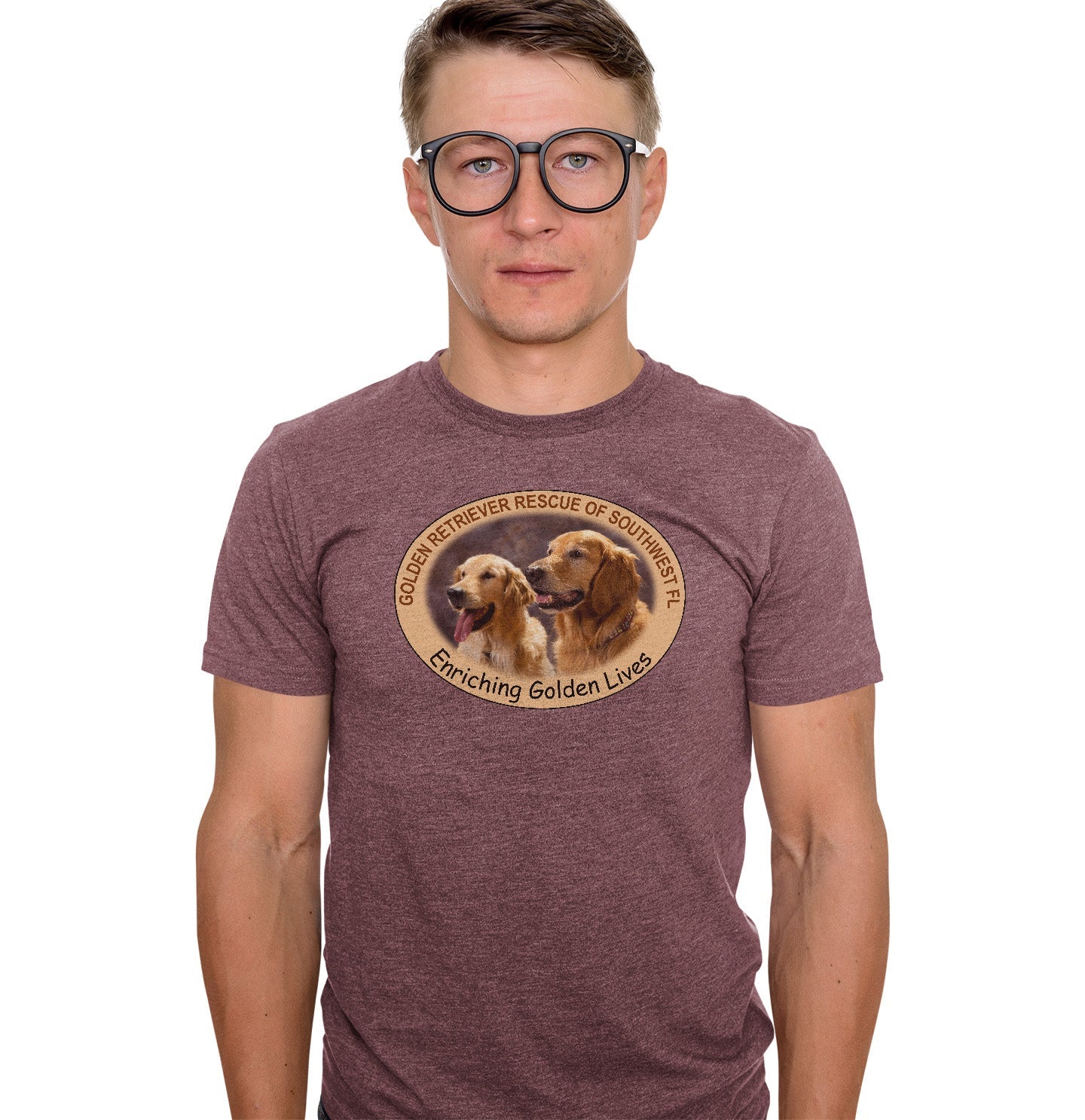 GRRSWF Enriching Golden Lives - Adult Tri-Blend T-Shirt