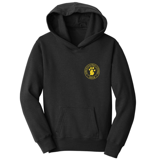 Golden Retriever Rescue of Michigan Left Chest Logo - Kids' Unisex Hoodie Sweatshirt