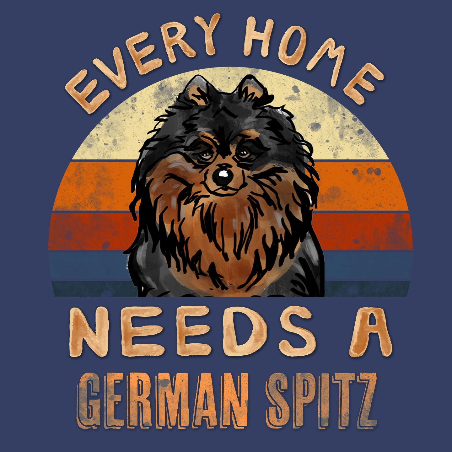 Every Home Needs a German Spitz - Adult Unisex Crewneck Sweatshirt