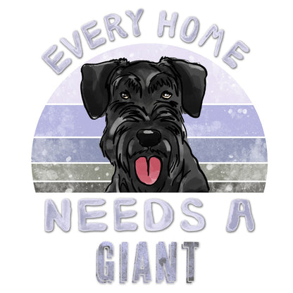 Every Home Needs a Giant Schnauzer - Women's V-Neck T-Shirt
