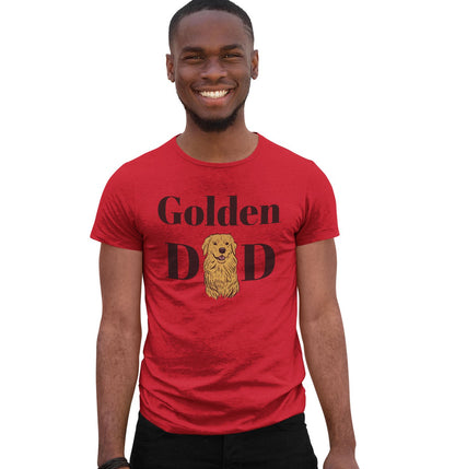 Golden Dad Illustration - Adult Unisex T-Shirt