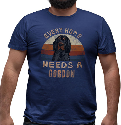 Every Home Needs a Gordon Setter - Adult Unisex T-Shirt