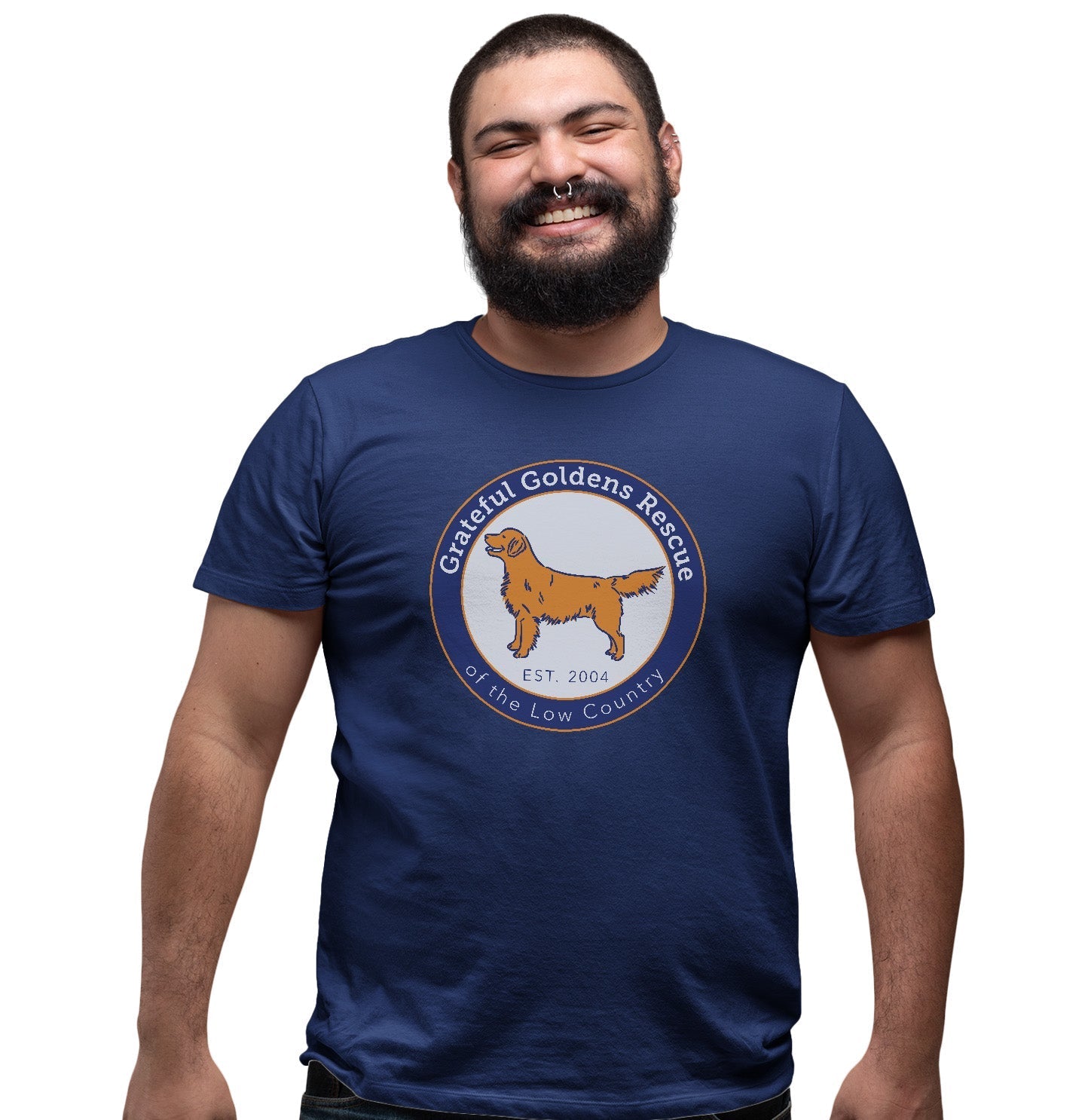 Grateful Golden Rescue Logo - Adult Unisex T-Shirt