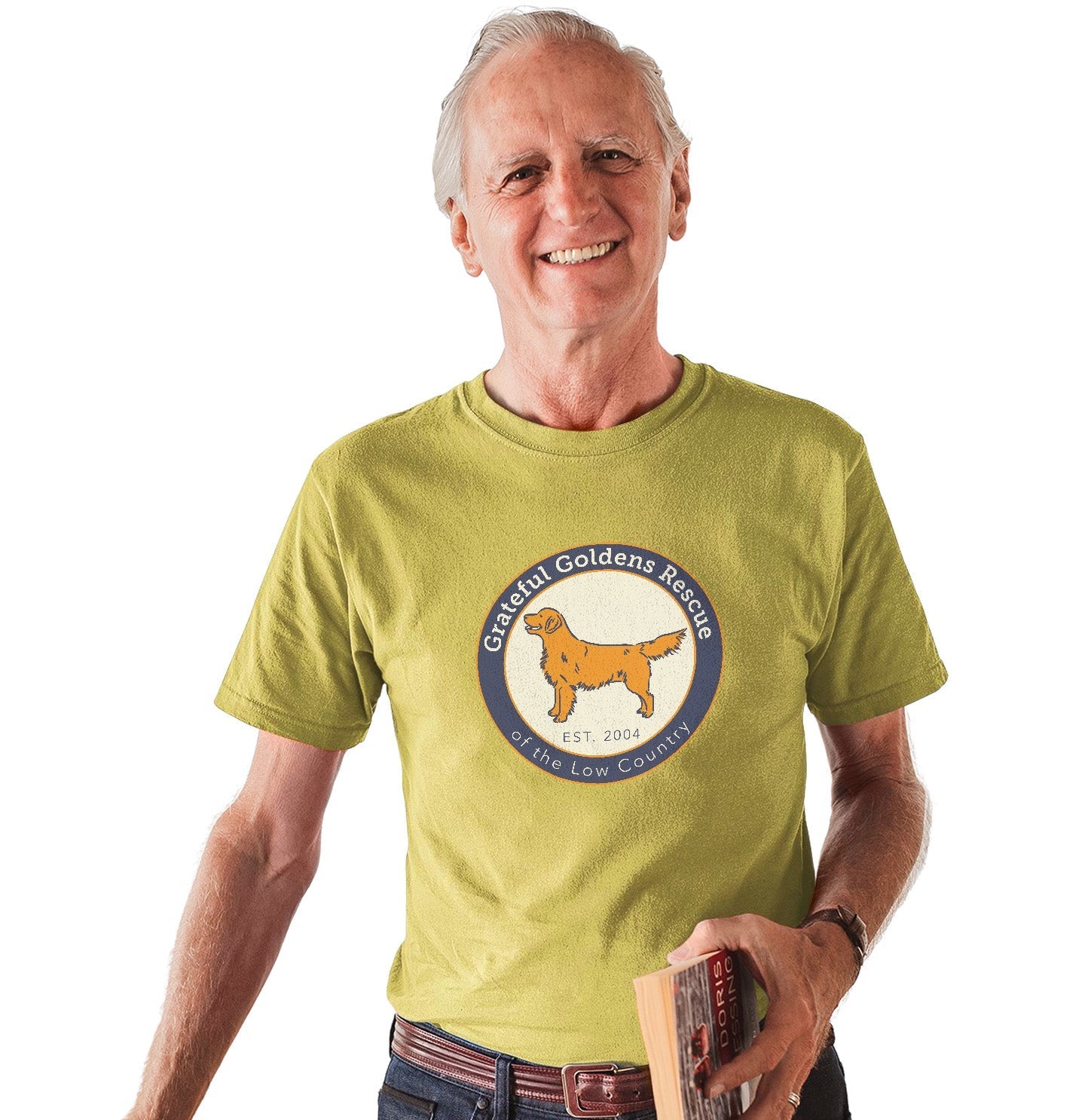 Grateful Golden Rescue Logo - Adult Unisex T-Shirt