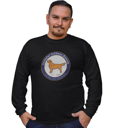 Grateful Golden Rescue Logo - Adult Unisex Long Sleeve T-Shirt