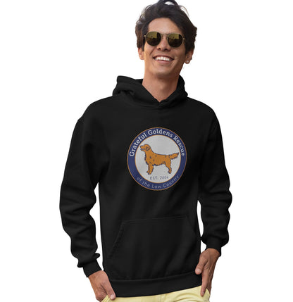 Grateful Golden Rescue Logo - Adult Unisex Hoodie Sweatshirt