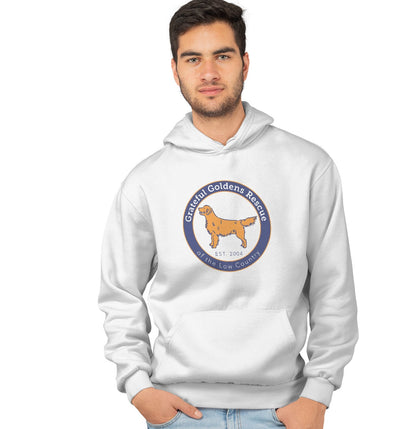 Grateful Golden Rescue Logo - Adult Unisex Hoodie Sweatshirt