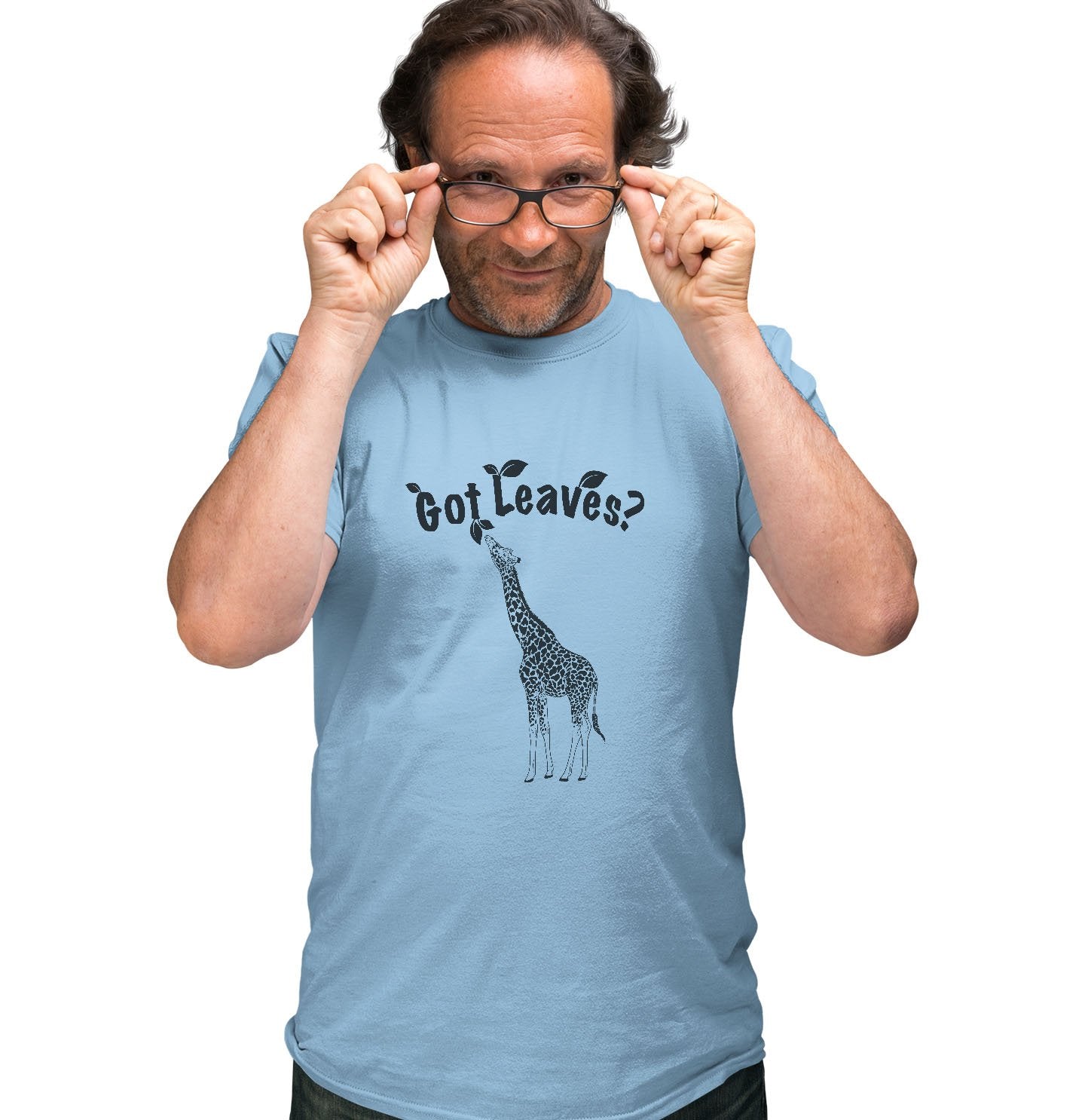 Giraffe Got Leaves - Adult Unisex T-Shirt