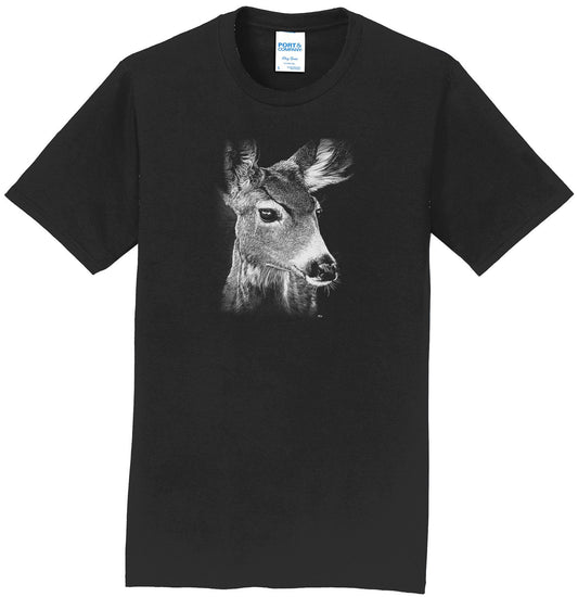 Mule Doe on Black - Adult Unisex T-Shirt