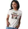 Happy Howlidays - Women's Fitted T-Shirt - Animal Tee