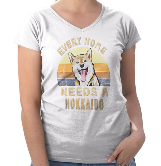 Every Home Needs a Hokkaido - Women's V-Neck T-Shirt