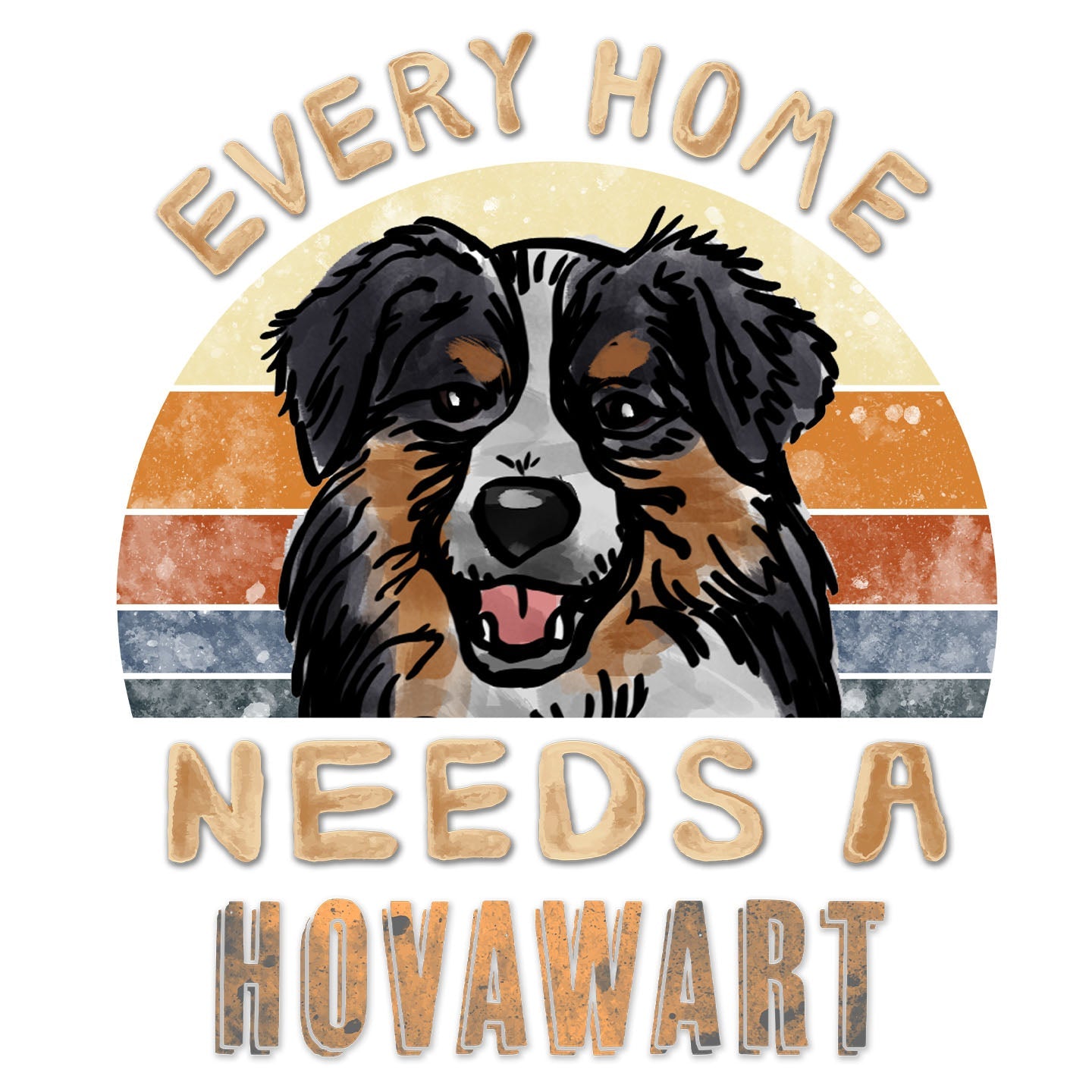 Every Home Needs a Hovawart - Women's V-Neck T-Shirt