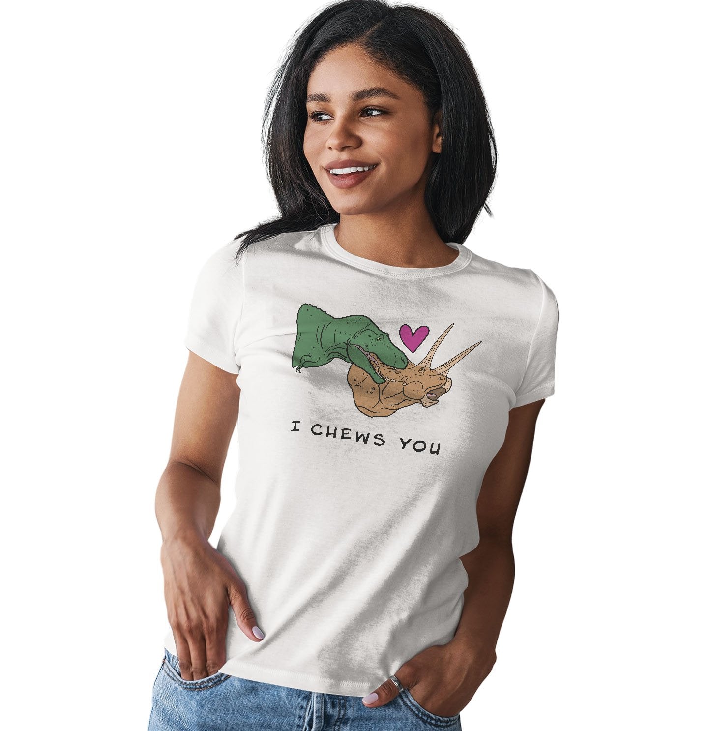 I Chews You - Women's Fitted T-Shirt