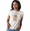 Golden Retriever I Woof You - Women's Fitted T-Shirt