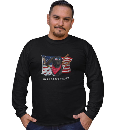 In Labs We Trust Black - Adult Unisex Long Sleeve T-Shirt