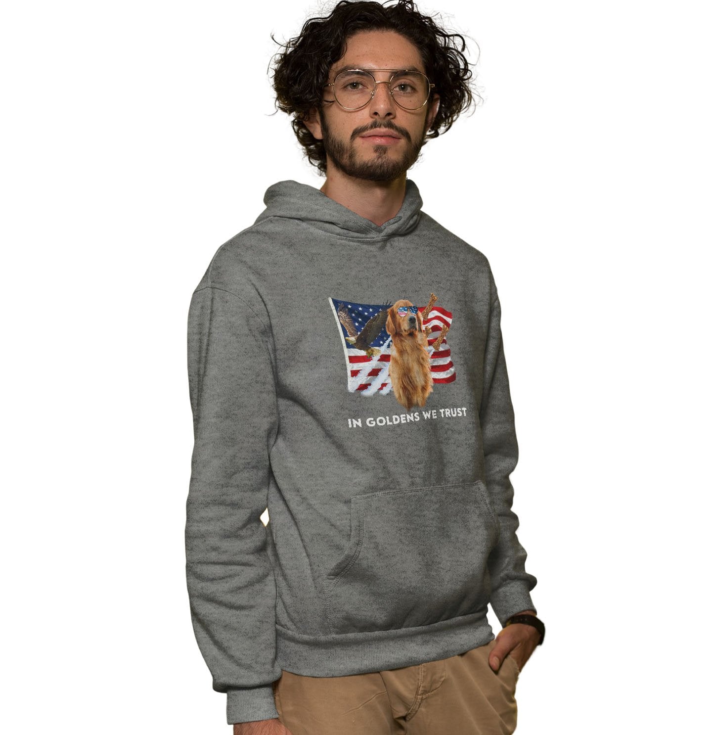 In Golden we Trust - Adult Unisex Hoodie Sweatshirt