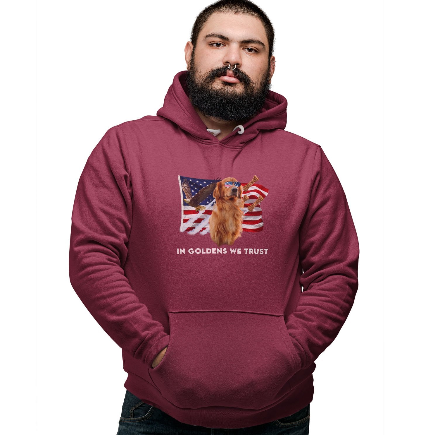 In Golden we Trust - Adult Unisex Hoodie Sweatshirt