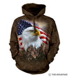 Independence Eagle - The Mountain - 3D Hoodie Animal Sweatshirt