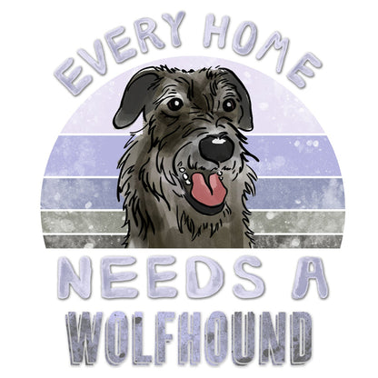 Every Home Needs a Irish Wolfhound - Women's V-Neck T-Shirt